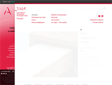 Tablet Screenshot of angers.esba-talm.fr